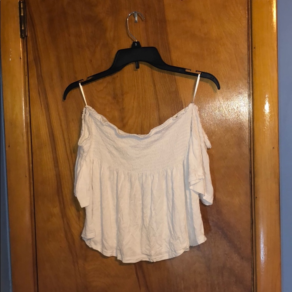 Off the shoulder crop top